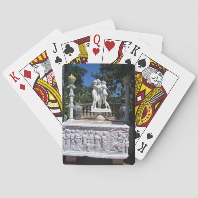 Baralho Castelo de Hearst, San Simeon, Califórnia (Verso)