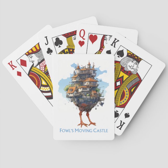 Baralho Castelo de Movimento de Fowl (Verso)