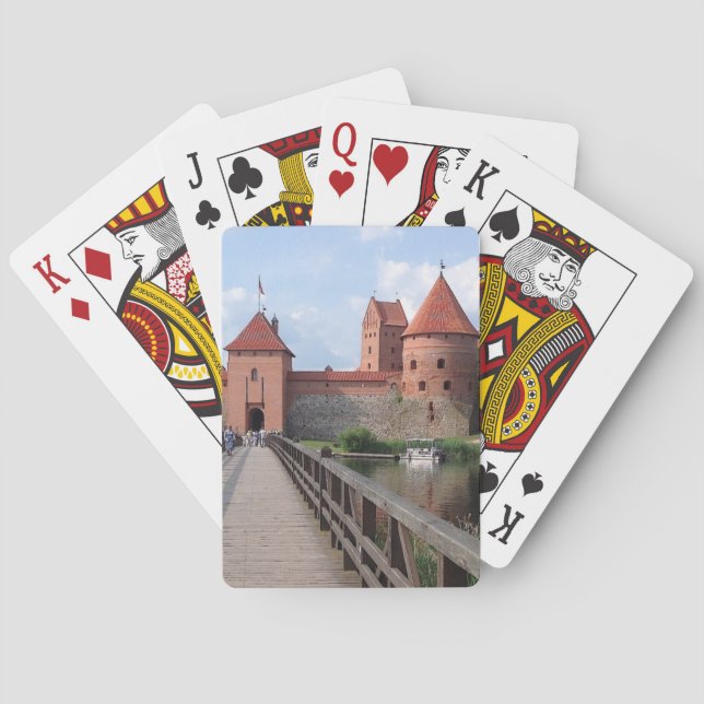Baralho Castelo de Trakai Island - LITUÂNIA (Verso)