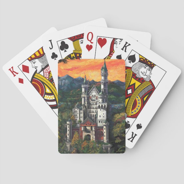 Baralho Castelo Schloss Neuschwanstein (Verso)