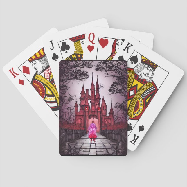 Baralho Castelo Vermelho Gótico (Verso)
