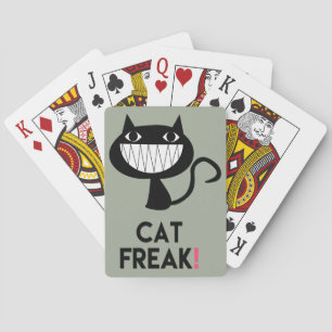 Baralho Cat Freak! Diversão, Cartões de Jogada Verde do Ex