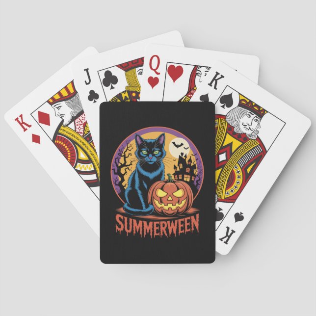 Baralho Cat Spooky Summerbetween Vibes (Verso)