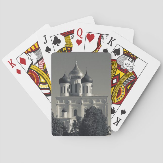 Baralho Catedral de Pskov Kremlin e Trindade (Verso)