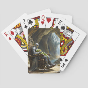 Baralho Cavaleiro de Dragão de Caverna Fantasia Fofa