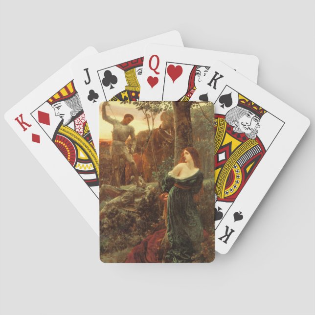 Baralho Cavalheirismo (por Frank Dicksee) (Verso)