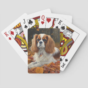 Baralho Cavalier King no Outono Folhas Caem Inspiram