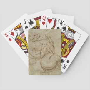 Baralho Cavalo e Cavalier (caneta e tinta no papel)