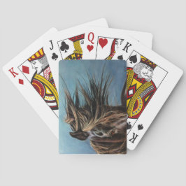 Baralho Cavalo negro com o vento