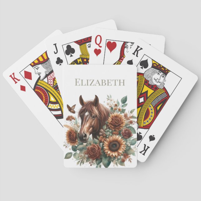 Baralho Cavalo Personalizado (Verso)
