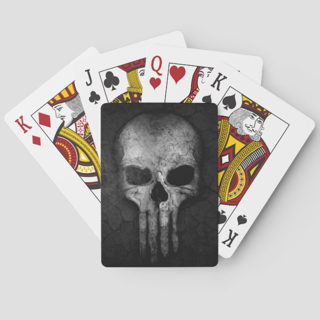 Baralho Caveira Alienígena Gótica (Verso)