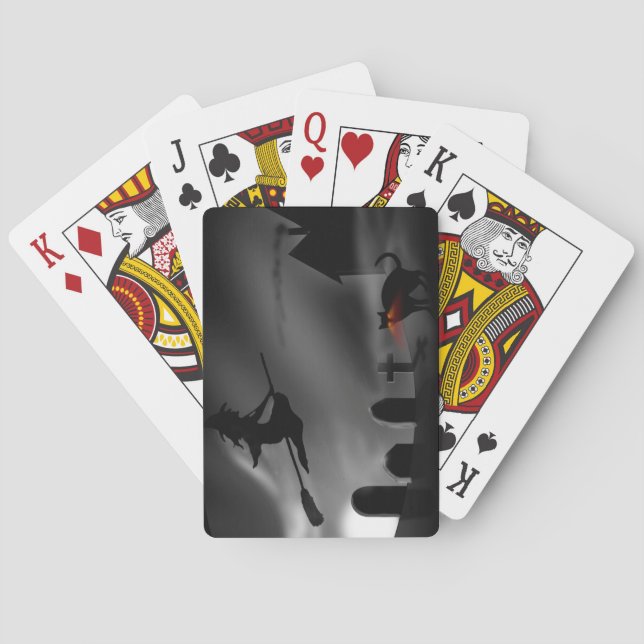 Baralho Cemitério assombrado - (Verso)