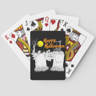 Baralho cemitério de halloween