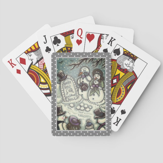 BARALHO CEMITÉRIO DE NEVE, MELHORADO ANTES DA SUA ÉPOCA, M (Verso)