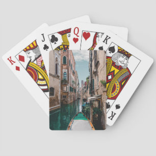 Baralho Cena de Canal Veneza Itália