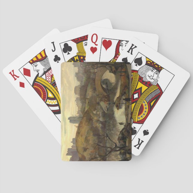 Baralho Cena no Central Park (Nova Iorque, NY, EUA) (Verso)