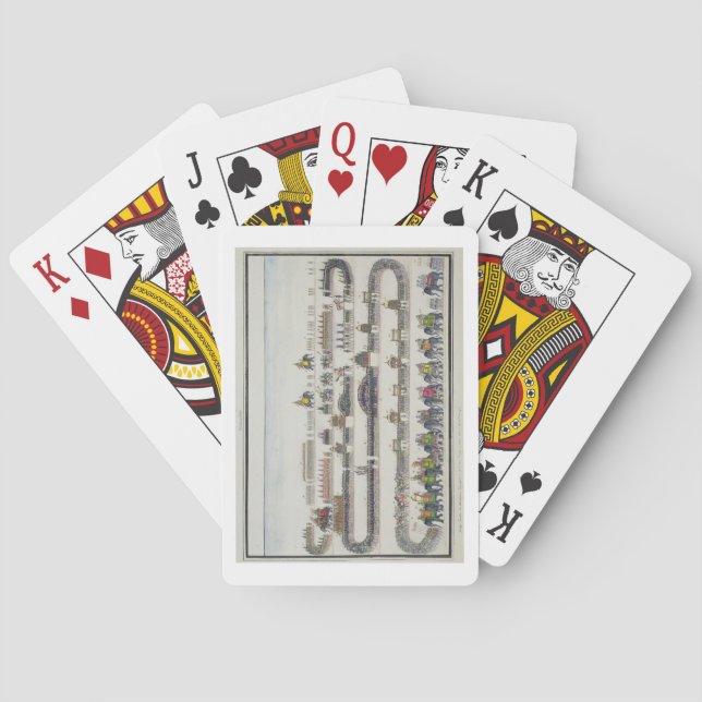 Baralho Cerimónia de Muharram, Faizabad, 1772 'do Gentil (Verso)