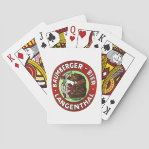 Baralho Cervejaria Baumberger Langenthal jogo de cartas