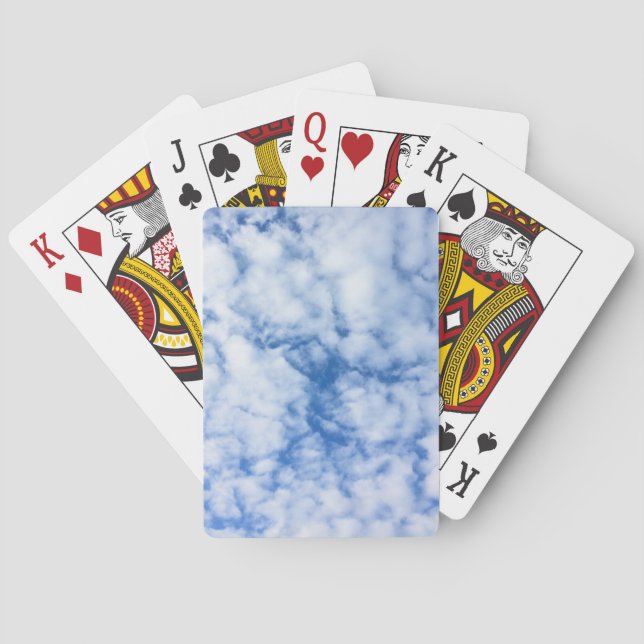 Baralho céu azul e nuvens (Verso)