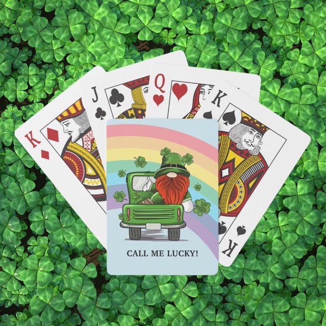 Baralho Chame-me Lucky Irish Gnomo (Call Me Lucky Irish Gnome Playing Cards)