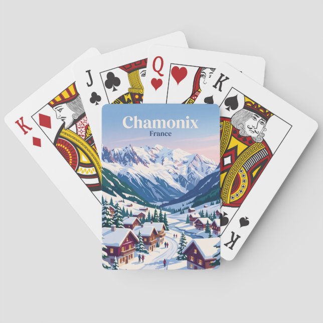 Baralho Chamonix França (Verso)