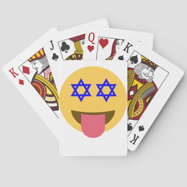 Baralho chanukkah hanukkah emoji (Verso)