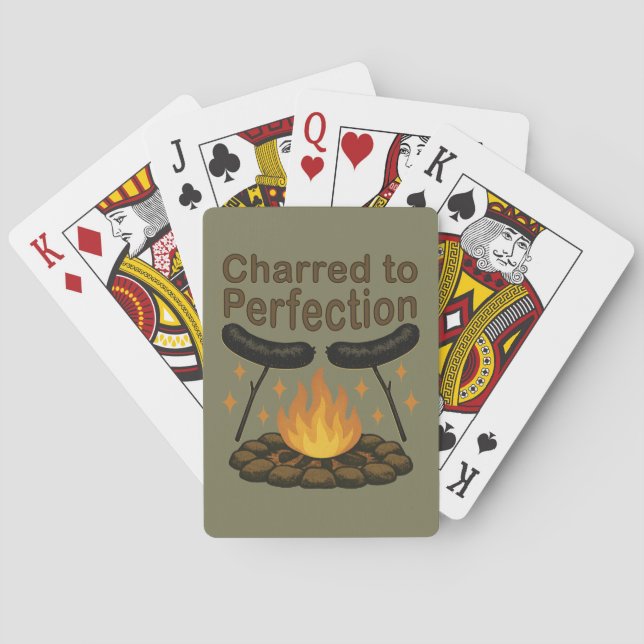 Baralho Charred to Perfecny Campfire Hot Dog (Verso)