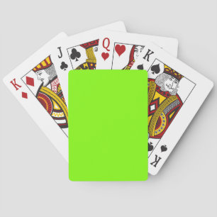 Baralho Chartreuse (Neon Green) 7FFF00 Color - Opção de No