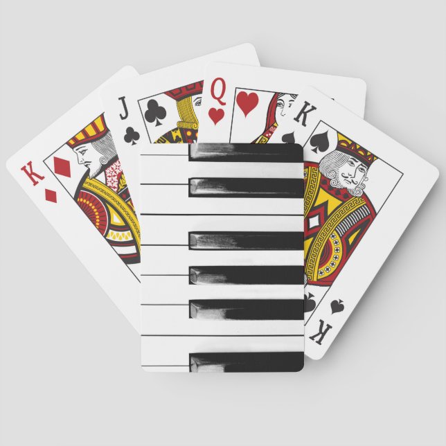 Baralho Chaves Piano Antigas (Verso)