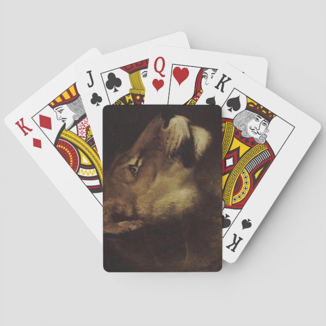 Baralho Chefe de Leão (Animal Selvagem) (Verso)