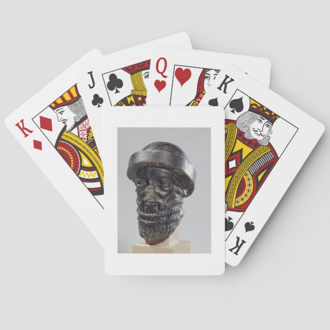 Baralho Chefe de um rei, possivelmente Hammurabi, rei de B (Verso)