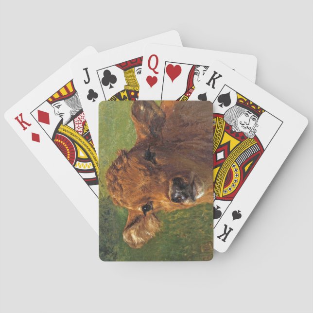 Baralho Chefe de um Vitelo (por Rosa Bonheur) (Verso)