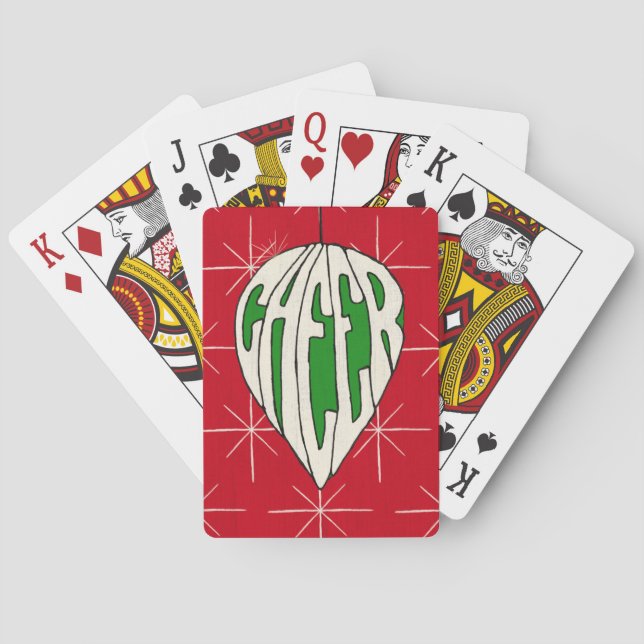 Baralho Cheque de Ornamento Feriado (Verso)