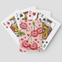 Cherry Kiss Playing Cards