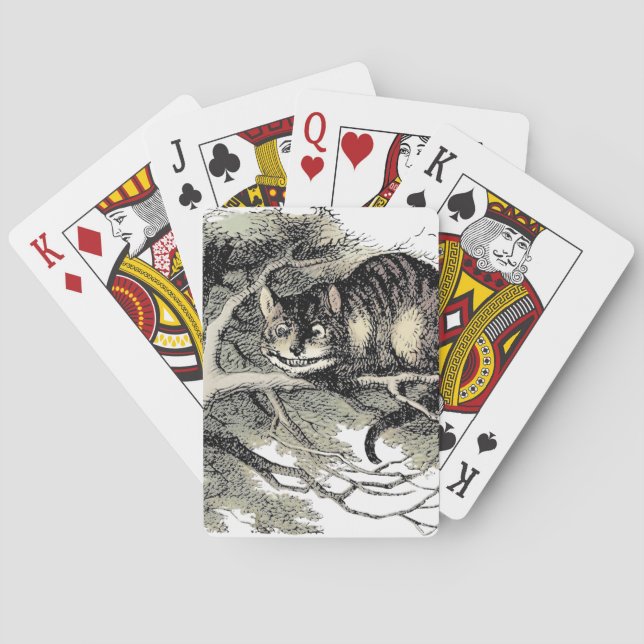 Baralho Cheshire Cat Alice Wonderland Classic (Verso)