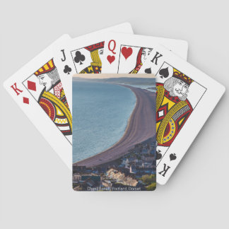 Baralho Chesil Beach, Portland, Dorset, cartas de jogar