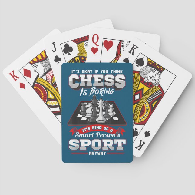 Baralho Chess Funny cita Ditos Humorísticos (Verso)