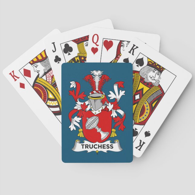 Baralho Chess Lover| Casaco de armas da Truquesa - Proteçã (Verso)
