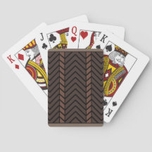 Chevron Pattern Brown