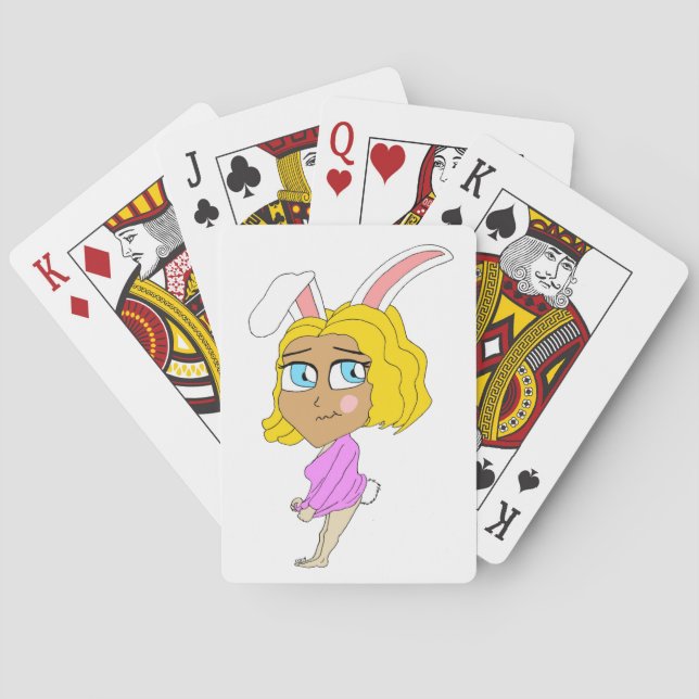 Baralho chibi bunnygirl (Verso)