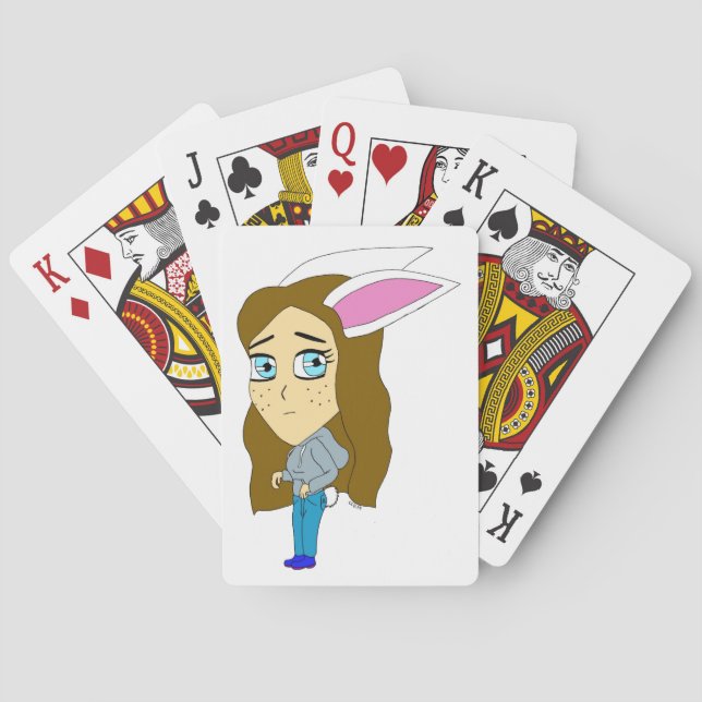 Baralho chibi bunnygirl (Verso)