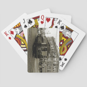 BARALHO CHICAGO 63ª E OCIDENTAL 1952 TROLLEY ART SEPIA