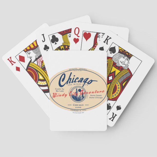 Baralho Chicago Windy City (Verso)