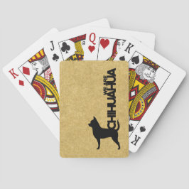 Baralho Chihuahua Dog Breed Playing Cards Theme