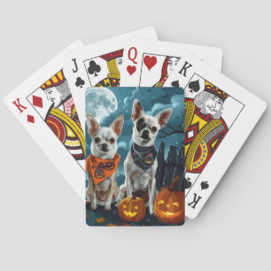 Baralho Chihuahua Halloween Assustador