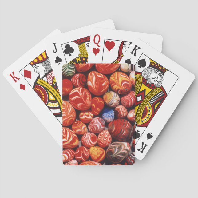 Baralho China, Ming Tombs, Souvenirs de Vidro Pintado (Verso)