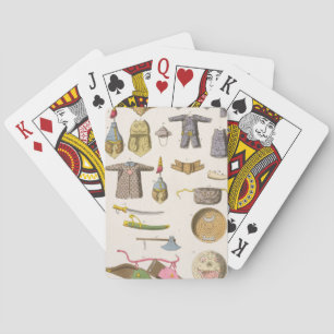 Baralho Chinese military arms and apparel, illustration fr