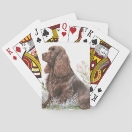 Baralho Chocolate Brown Cocker Spaniel