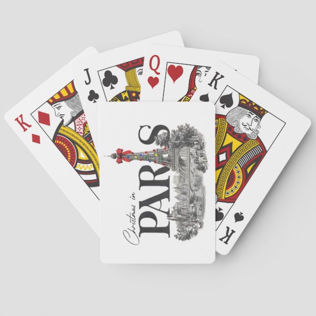 Baralho Christmas In Paris Playing Cards (Verso)