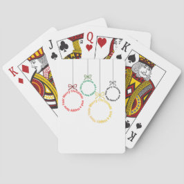 Baralho Christmas Ornaments Text Design